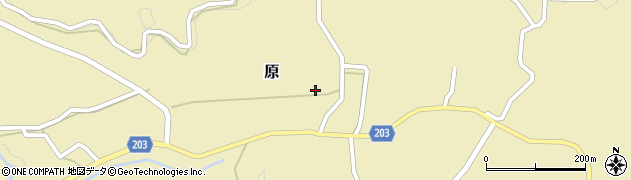 熊本県菊池市原1437周辺の地図