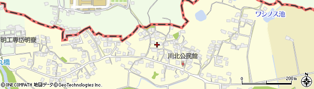 熊本県荒尾市本井手168周辺の地図