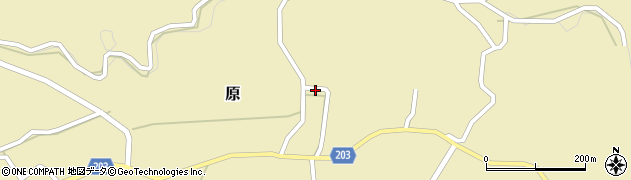熊本県菊池市原1590周辺の地図