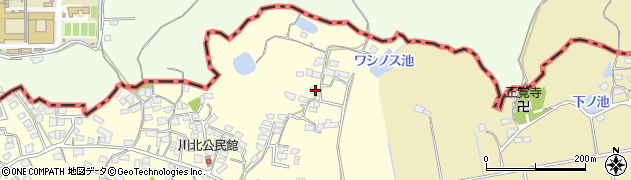 熊本県荒尾市本井手58周辺の地図
