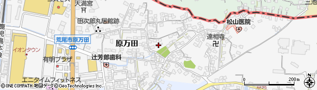 熊本県荒尾市原万田523周辺の地図