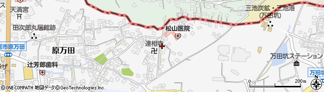 熊本県荒尾市原万田437周辺の地図