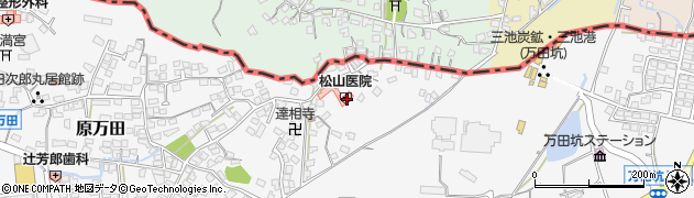 熊本県荒尾市原万田462周辺の地図