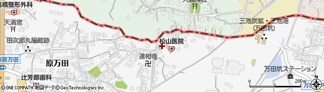 熊本県荒尾市原万田457周辺の地図