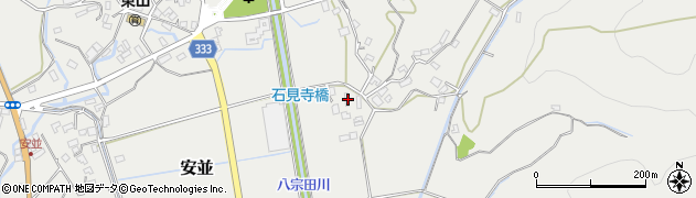高知県四万十市安並1378周辺の地図