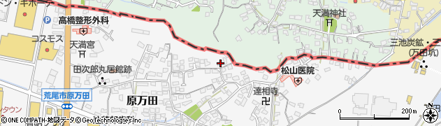熊本県荒尾市原万田488周辺の地図