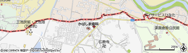 熊本県荒尾市原万田78周辺の地図