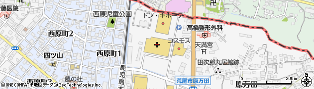ケーズデンキ荒尾店周辺の地図