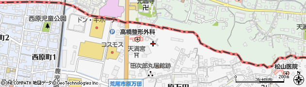 熊本県荒尾市原万田816周辺の地図