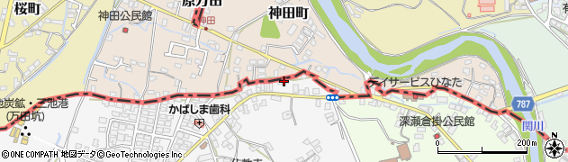 熊本県荒尾市原万田12周辺の地図