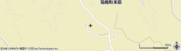 熊本県山鹿市菊鹿町米原660周辺の地図