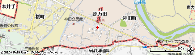 神田団地公園周辺の地図
