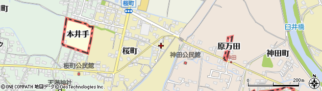 福岡県大牟田市桜町65周辺の地図