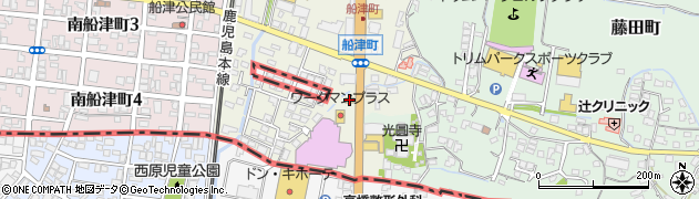 松屋大牟田店周辺の地図