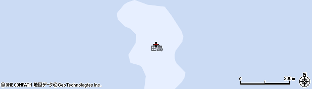 田島周辺の地図