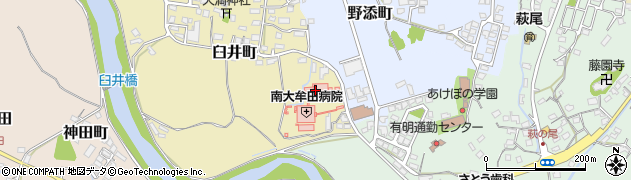 南大牟田病院訪問リハビリテーション事業所周辺の地図