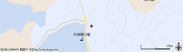 大分県佐伯市片神浦376周辺の地図