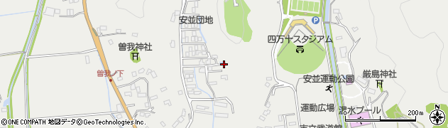 高知県四万十市安並周辺の地図