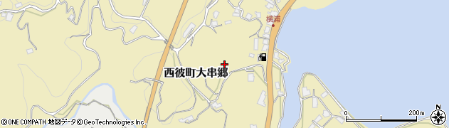 長崎県西海市西彼町大串郷周辺の地図