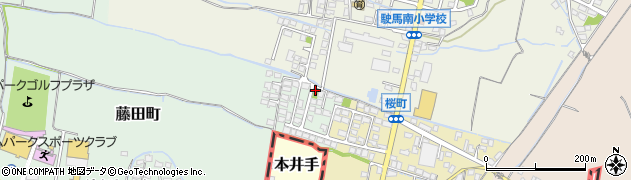 桜町団地第一公園周辺の地図