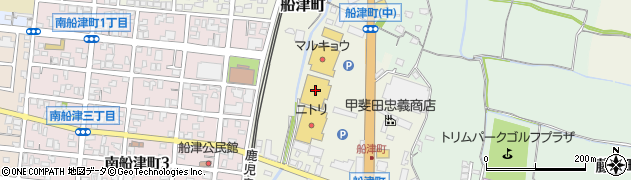 ヤマダデンキテックランド大牟田南店周辺の地図