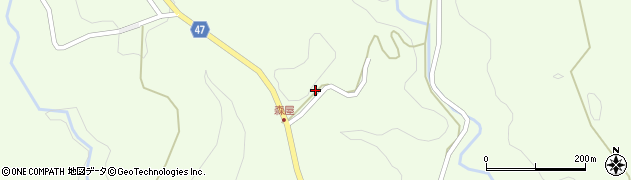 大分県竹田市高伏1382周辺の地図