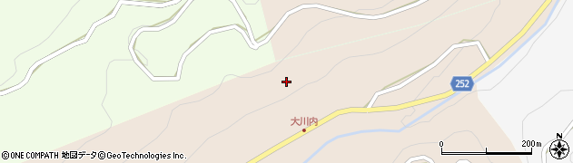 佐賀県藤津郡太良町大川内周辺の地図