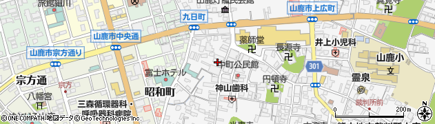 喜久家周辺の地図