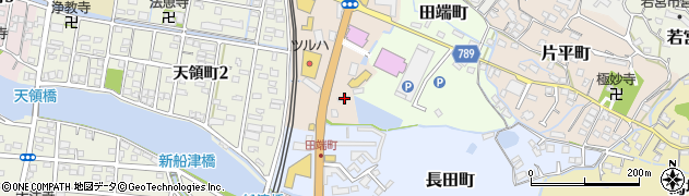 福岡県大牟田市八江町62周辺の地図