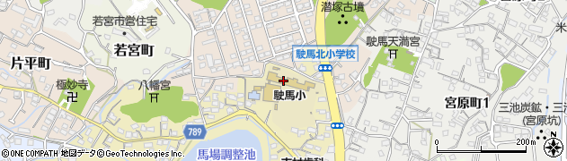 大牟田市役所保健福祉部　駛馬北学童保育所周辺の地図