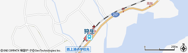 狩生駅周辺の地図