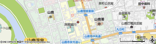 熊本県山鹿市中央通902周辺の地図