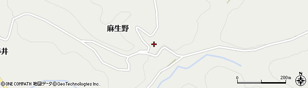 熊本県山鹿市麻生野81周辺の地図