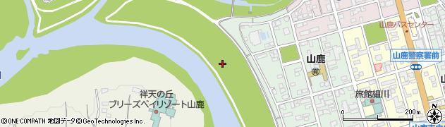 菊池川公園周辺の地図