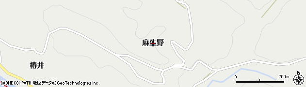 熊本県山鹿市麻生野周辺の地図