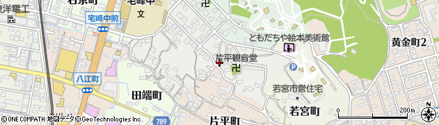 福岡県大牟田市延命寺町周辺の地図