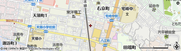 福岡県大牟田市八江町36周辺の地図