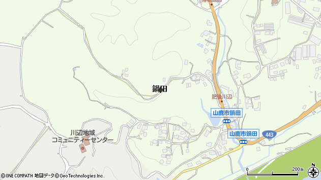 〒861-0541 熊本県山鹿市鍋田の地図