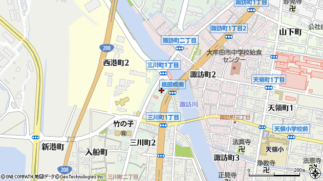 〒836-0065 福岡県大牟田市三川町の地図