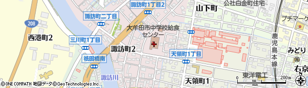 大牟田市役所　教育関係施設学校給食会周辺の地図