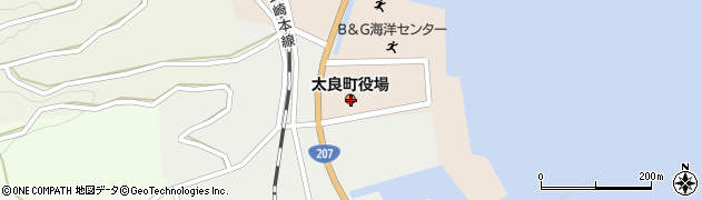 佐賀県藤津郡太良町周辺の地図