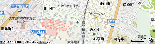 福岡県大牟田市山下町30周辺の地図