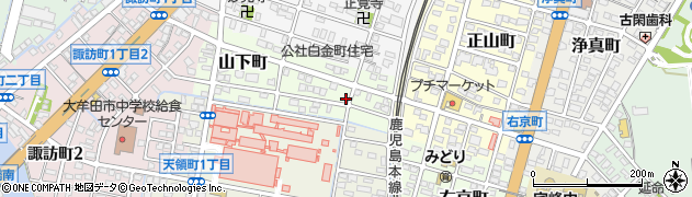 福岡県大牟田市山下町44周辺の地図