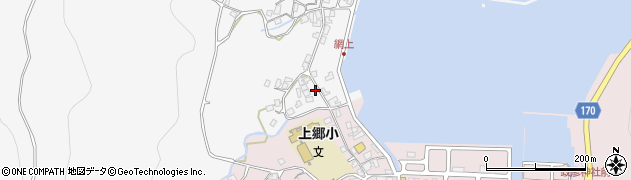 長崎県南松浦郡新上五島町網上郷4周辺の地図