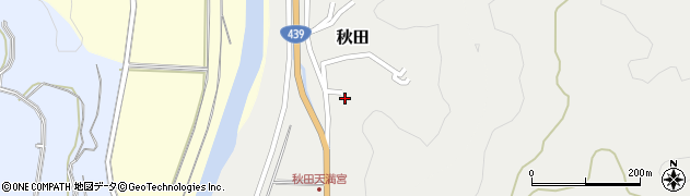 高知県四万十市秋田122周辺の地図