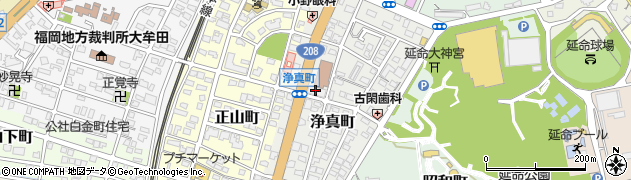 大牟田市消防本部・消防署　警防課周辺の地図