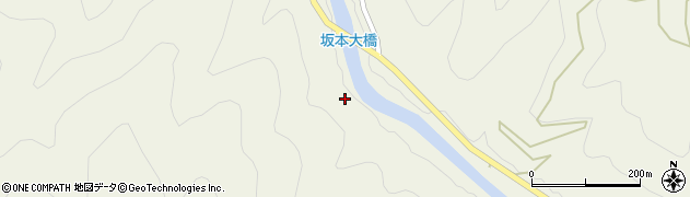 坂本大橋周辺の地図