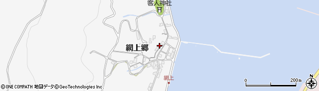 長崎県南松浦郡新上五島町網上郷327周辺の地図