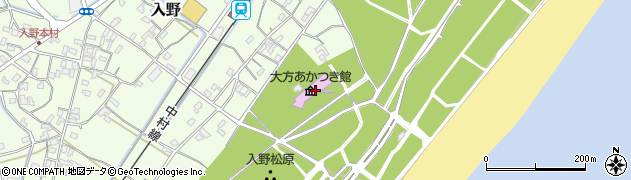 上林暁文学館周辺の地図