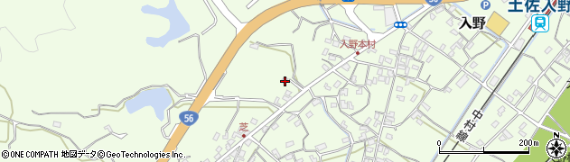 高知県幡多郡黒潮町入野1265周辺の地図